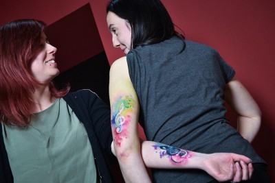 tatuaggi di coppia - Subliminal Tattoo Family